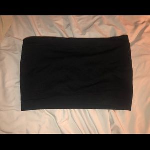 Black Stretchy Tube Top